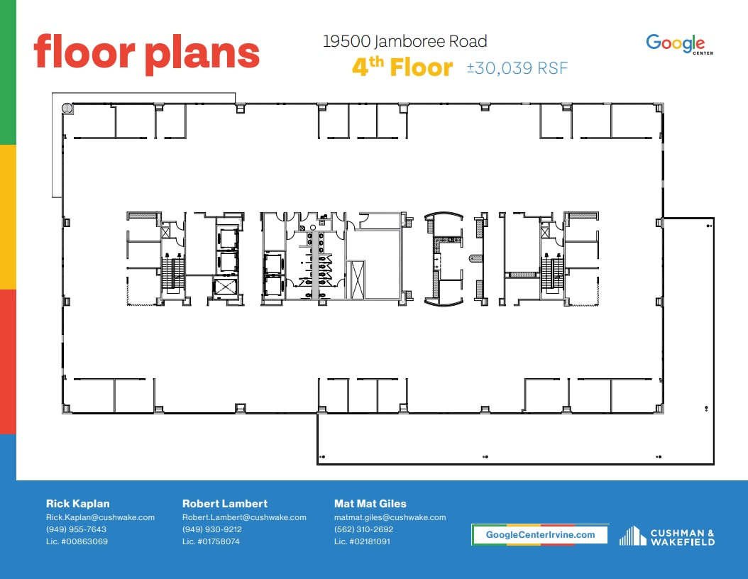 19520 Jamboree Rd, Irvine, CA à louer Plan d’étage– Image 1 sur 1
