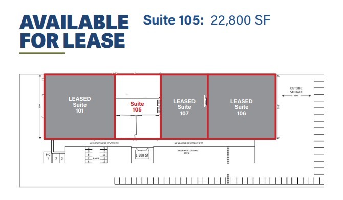 5555 N 51st Ave, Glendale, AZ à louer Plan d’étage– Image 1 sur 1