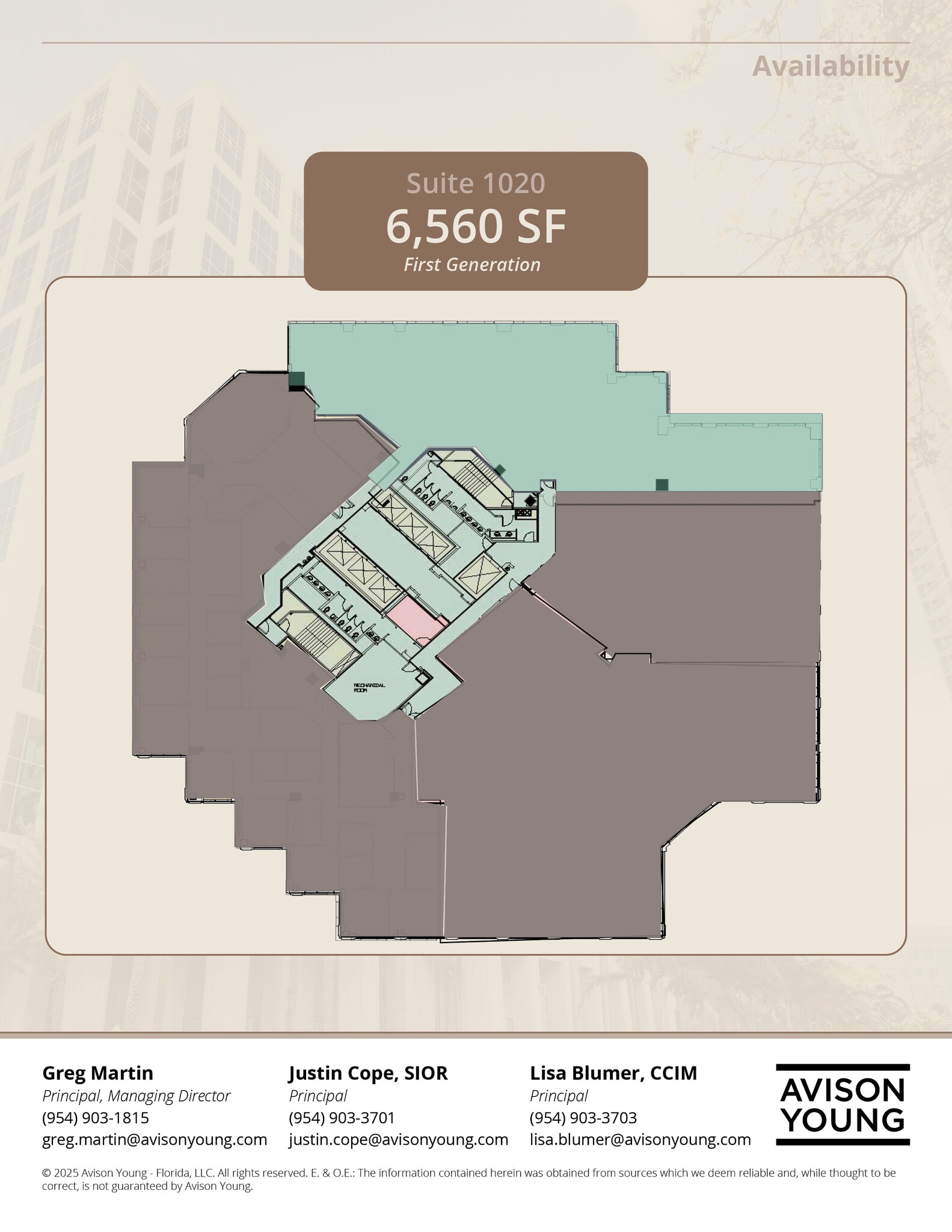 200 E Las Olas Blvd, Fort Lauderdale, FL à louer Plan d’étage– Image 1 sur 1