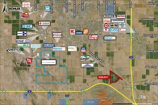 Plus de détails pour N of NWC I-8 and I-10, Casa Grande, AZ - Terrain à vendre