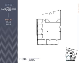 10740 N Gessner Dr, Houston, TX à louer Plan d’étage– Image 1 sur 1