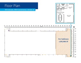 8900 N Sarival Ave, Waddell, AZ à louer Plan d’étage– Image 1 sur 4