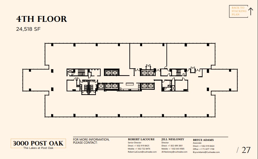 3000 Post Oak Blvd, Houston, TX à louer Plan d’étage– Image 1 sur 1