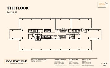 3000 Post Oak Blvd, Houston, TX à louer Plan d’étage– Image 1 sur 1