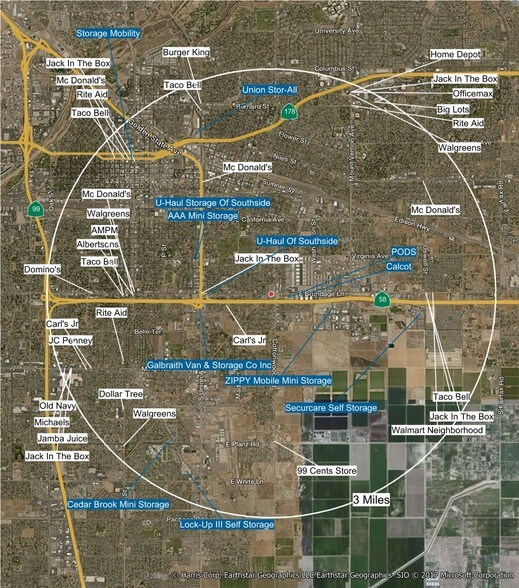 1500-1550 E Brundage Ln, Bakersfield, CA à louer - Photo de l’immeuble – Image 3 sur 3