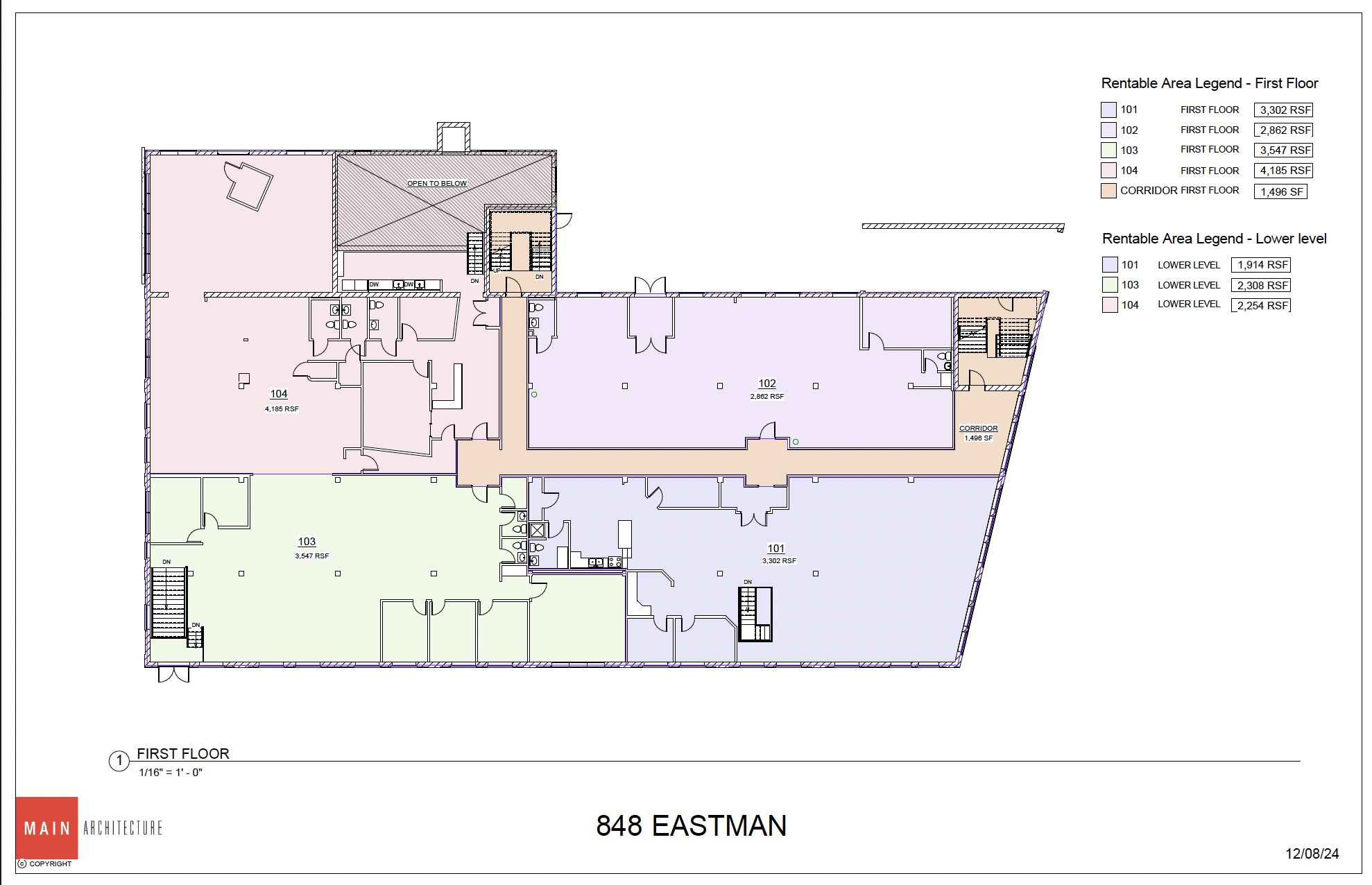 848 W Eastman St, Chicago, IL à louer Plan de site– Image 1 sur 4