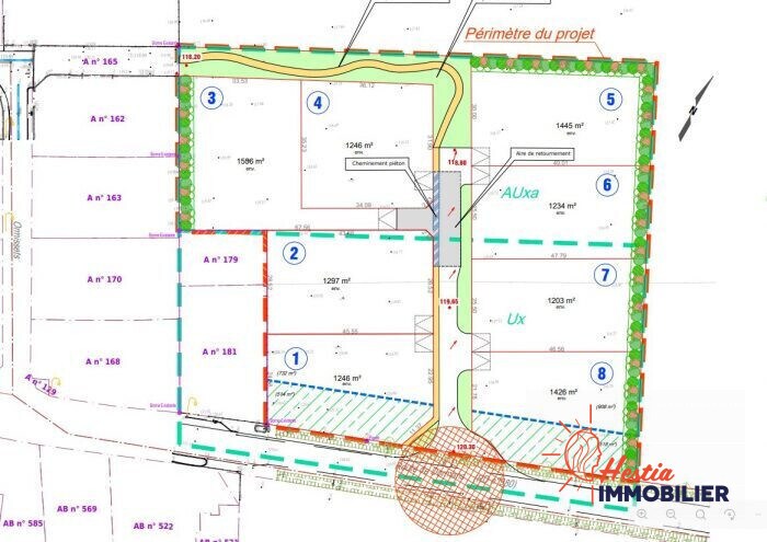 Terrain dans Pargny Les Reims à vendre Plan de site– Image 1 sur 2