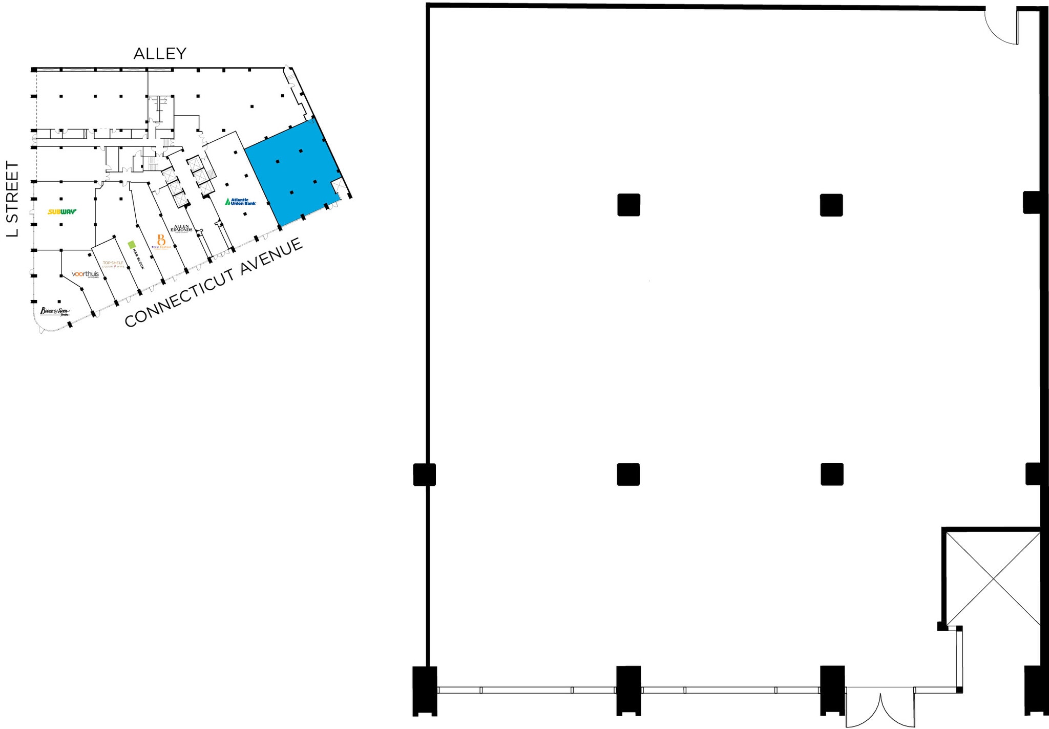 1025 Connecticut Ave NW, Washington, DC à louer Plan d’étage– Image 1 sur 5