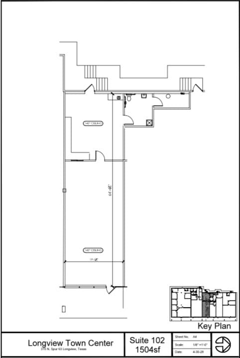 313-323 N Spur 63, Longview, TX à vendre Plan d’étage– Image 1 sur 1