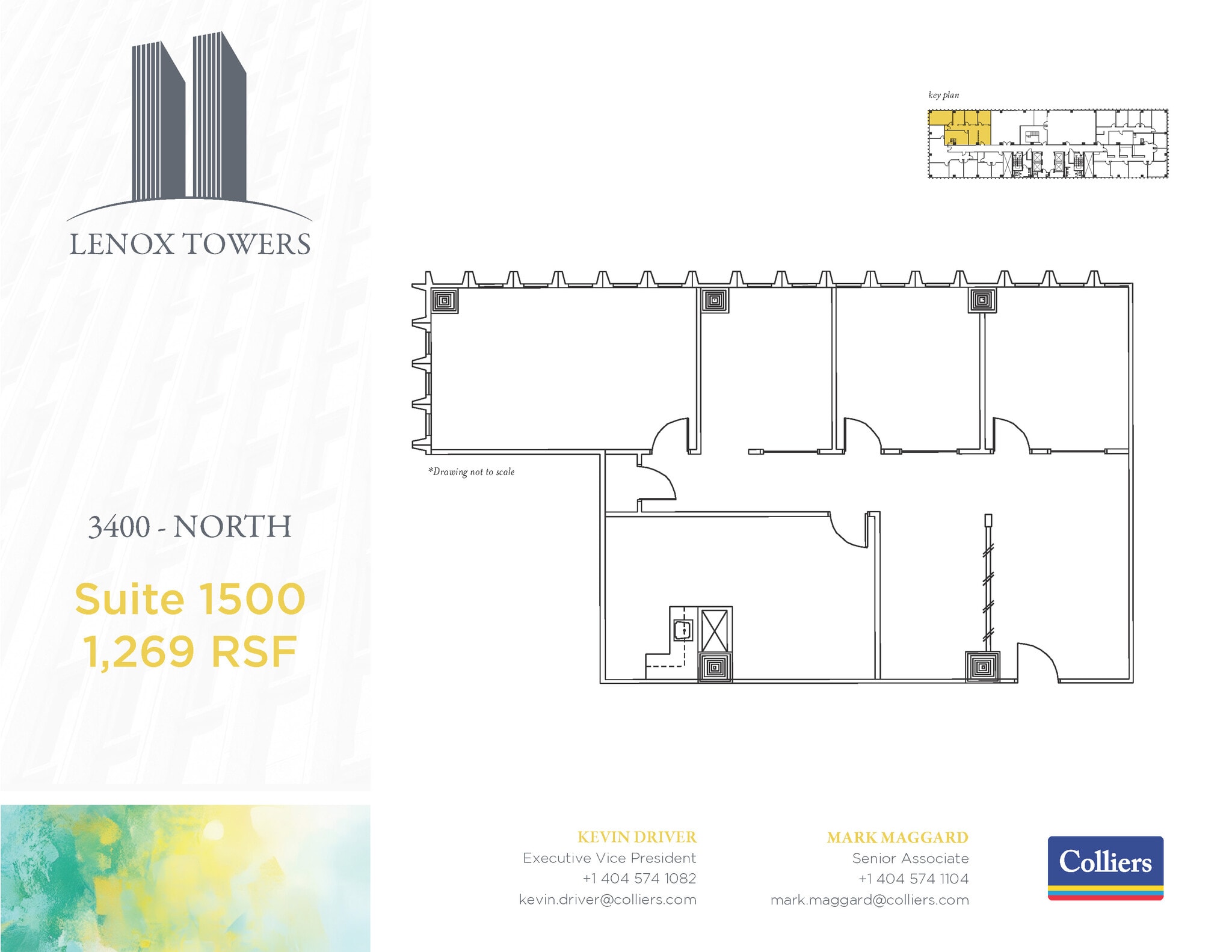 3400 Peachtree Rd NE, Atlanta, GA à louer Plan d’étage– Image 1 sur 1