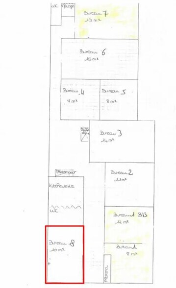 Bureau dans Mondeville à louer - Plan d’étage – Image 3 sur 3