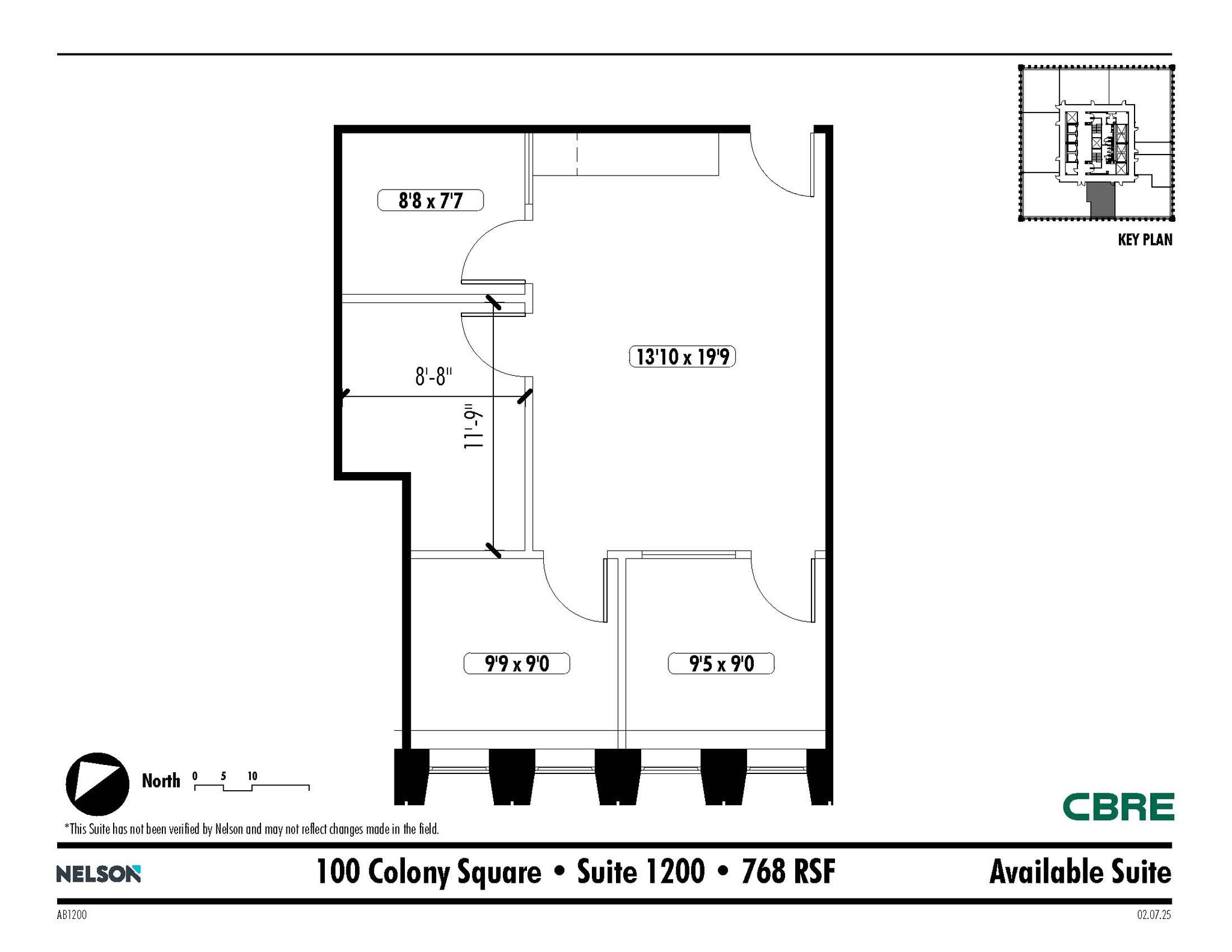 1175 Peachtree St NE, Atlanta, GA à louer Plan d’étage– Image 1 sur 1