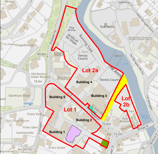 Pleasance, Jedburgh à vendre - Plan de site – Image 2 sur 2
