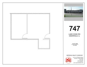 747 Lake Cook Rd, Deerfield, IL à louer Plan de site– Image 1 sur 2