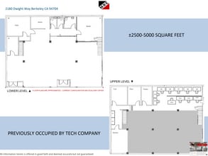2170-2180 Dwight Way, Berkeley, CA à louer Plan d’étage– Image 1 sur 1