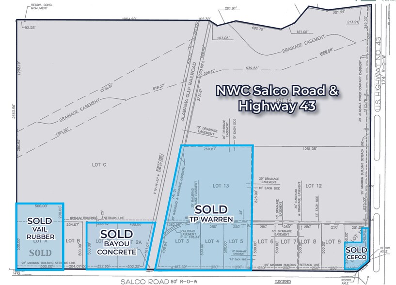 175 Salco Rd, Axis, AL à vendre - Plan cadastral – Image 2 sur 2