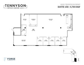 6100 Tennyson Pky, Plano, TX à louer Plan d’étage– Image 1 sur 2