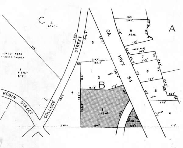 4467-4495 Jonesboro Rd, Forest Park, GA à louer - Plan cadastral – Image 2 sur 14