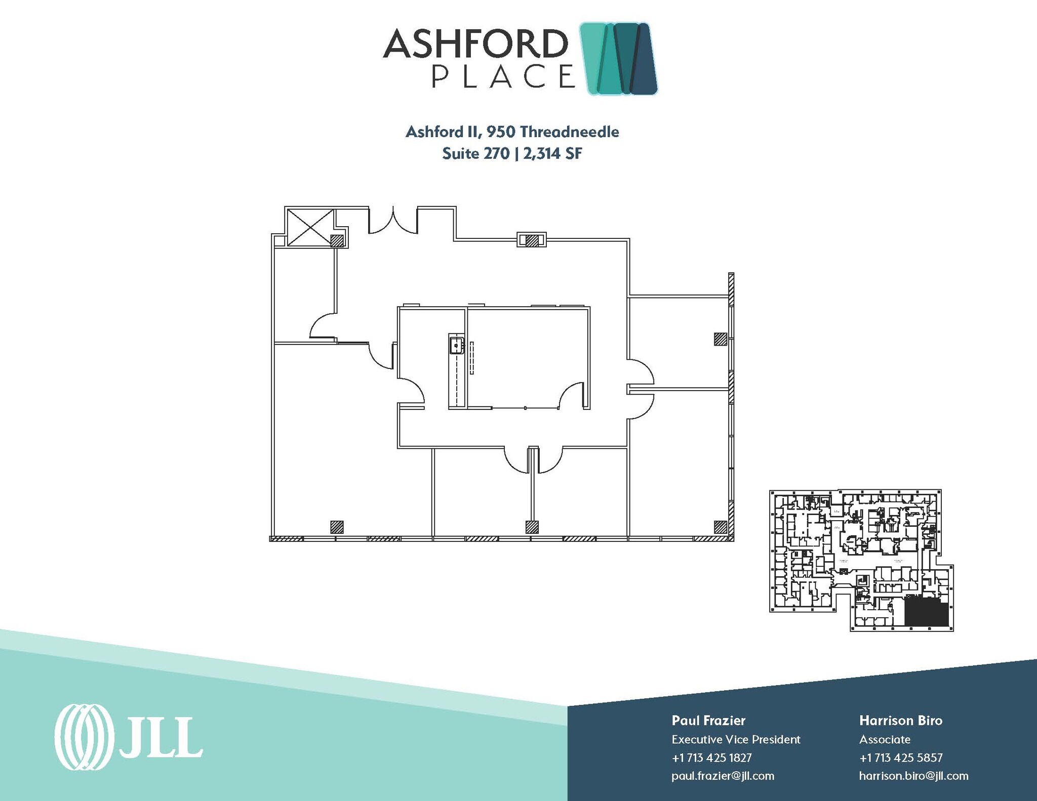950 Threadneedle St, Houston, TX à louer Plan d’étage– Image 1 sur 1