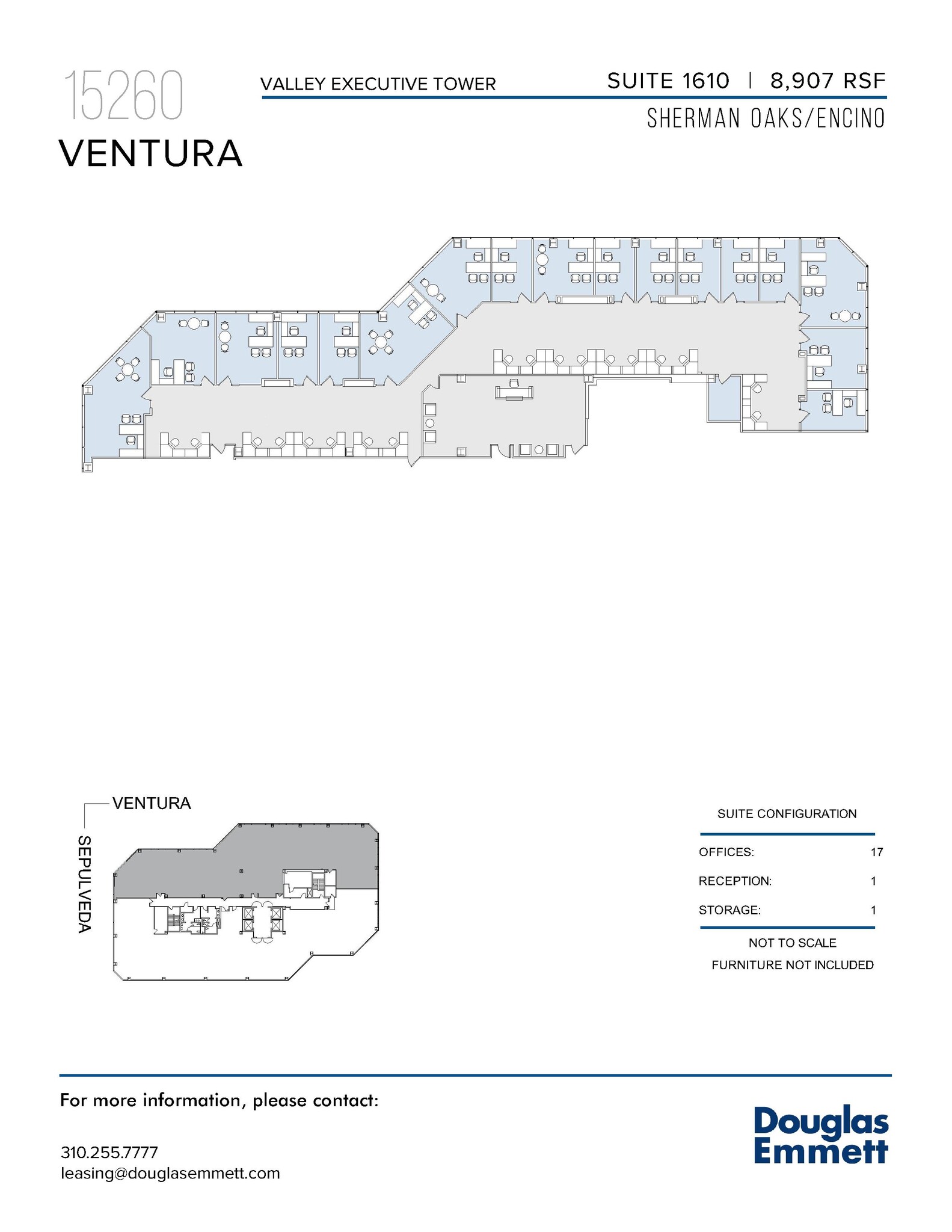 15260 ventura Blvd, Sherman Oaks, CA à louer Plan d’étage– Image 1 sur 1