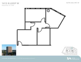 1415 North Loop W, Houston, TX à louer Plan d’étage– Image 1 sur 1