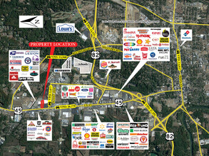 2310-2318 Highway 45, Columbus, MS - VUE AÉRIENNE  vue de carte - Image1
