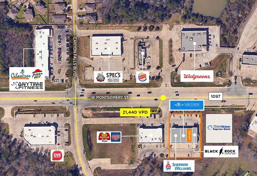 9521 FM 1097 Rd W, Willis, TX à louer - Plan cadastral – Image 1 sur 1