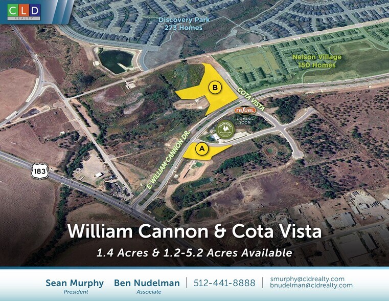 Easton Park - William Cannon & Cota Vista, Austin, TX à vendre - Photo principale – Image 1 sur 3