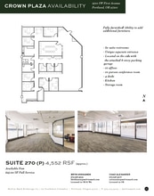 1500 SW 1st Ave, Portland, OR à louer Plan d’étage– Image 1 sur 4