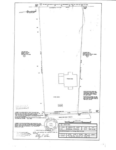 1926 Cedar Fork Dr, Greensboro, NC à vendre - Aérien – Image 2 sur 2