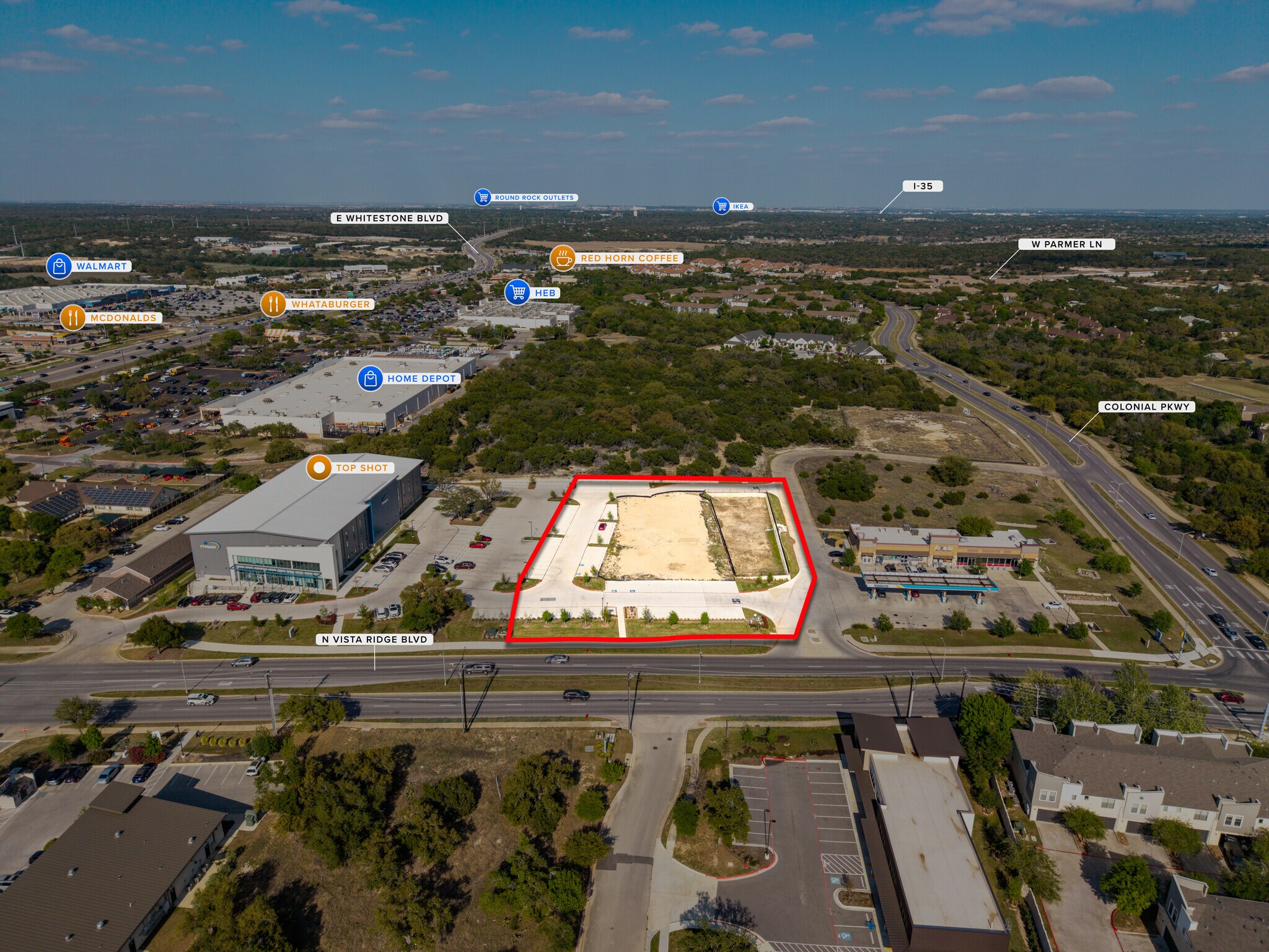 820 N Vista Ridge Blvd, Cedar Park, TX à vendre Photo principale– Image 1 sur 6