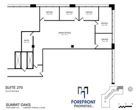 1 S 450 Summit Ave, Oakbrook Terrace, IL à louer Plan d’étage– Image 1 sur 1
