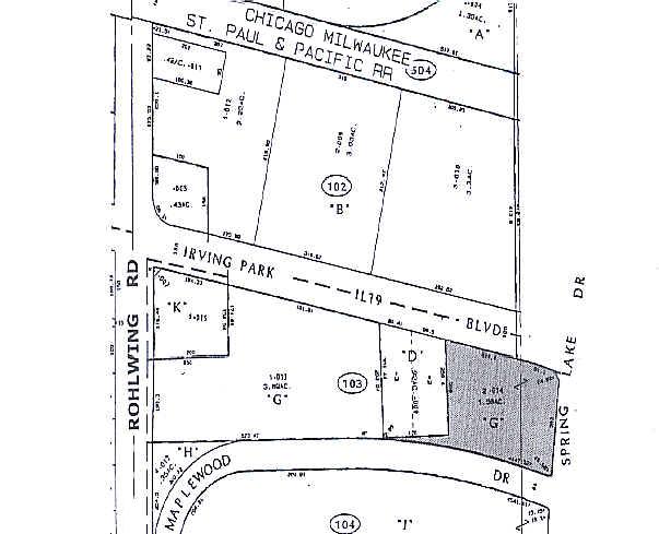 865-895 Maplewood Dr, Itasca, IL à vendre - Plan cadastral – Image 3 sur 5