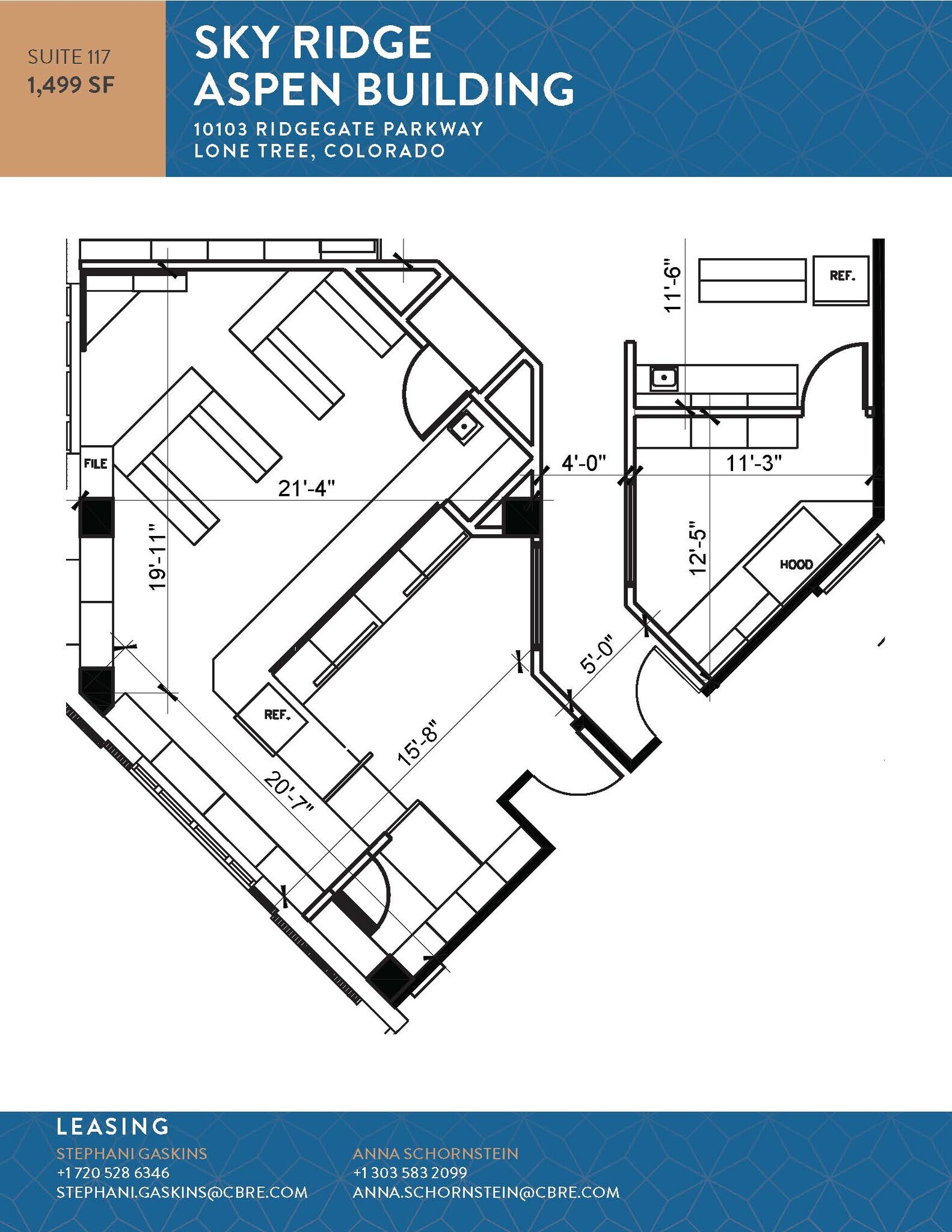 10535 Park Meadows Blvd, Lone Tree, CO à louer Plan d’étage– Image 1 sur 1