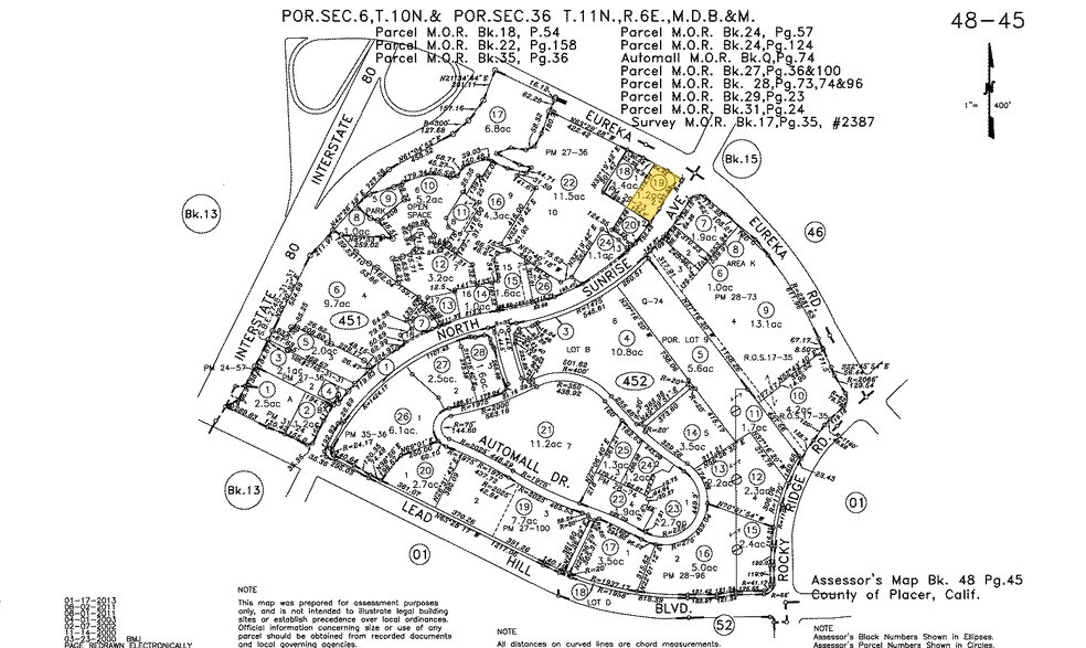 394 N Sunrise Ave, Roseville, CA à louer - Plan cadastral – Image 2 sur 3
