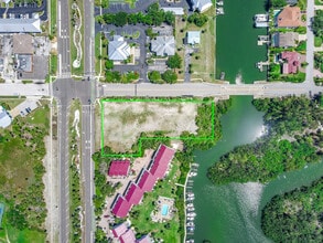 Sands Point Dr & Pinellas Bayway S, Tierra Verde, FL - VUE AÉRIENNE  vue de carte - Image1