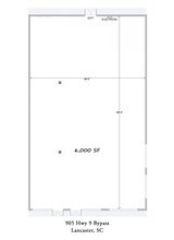 905-933 W Hwy 9 Byp, Lancaster, SC à louer Plan d’étage– Image 2 sur 8