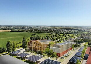 Quetigny - Vue aérienne  vue de carte