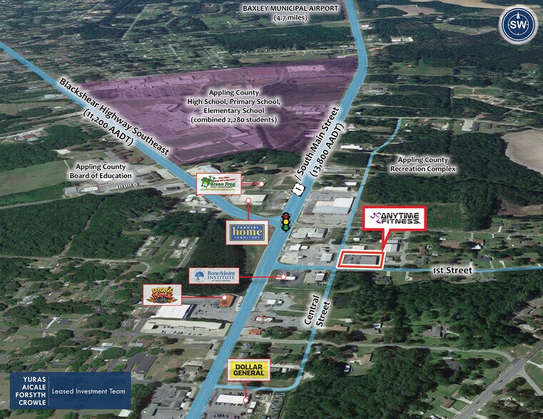 214 Central St, Baxley, GA à vendre - Photo de l’immeuble – Image 3 sur 6