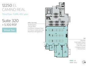 12250 El Camino Real, San Diego, CA à louer Plan d’étage– Image 1 sur 1