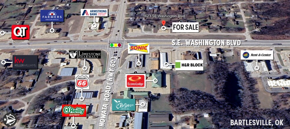 1623 SE Washington Blvd, Bartlesville, OK à vendre - Aérien – Image 3 sur 12