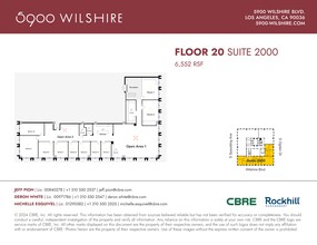 5900 Wilshire Blvd, Los Angeles, CA à louer Plan de site– Image 1 sur 1