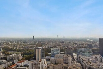 Courbevoie, HDS - Vue aérienne vue de carte
