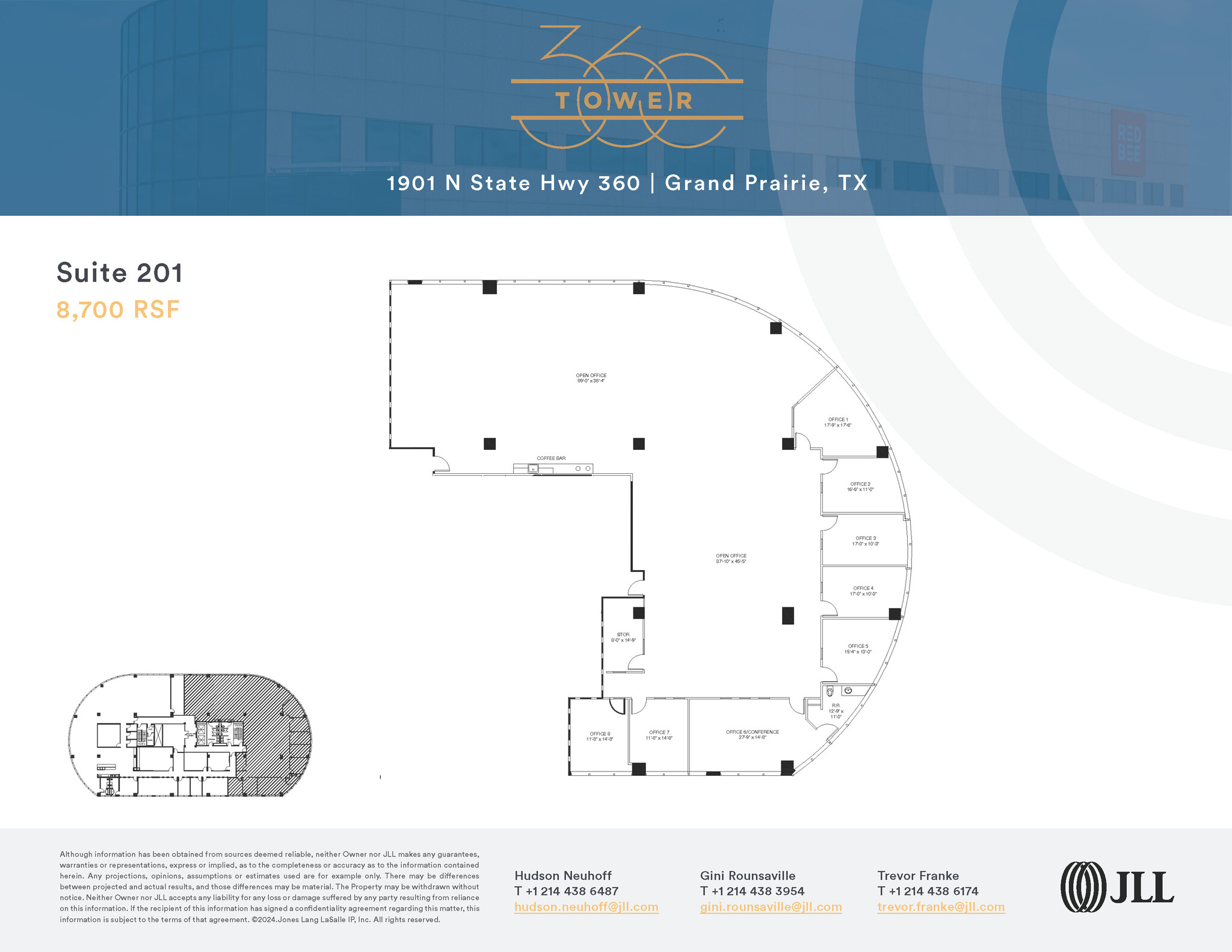 1901 N State Highway 360, Grand Prairie, TX à louer Plan d’étage– Image 1 sur 1