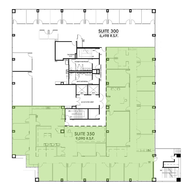 3880 Lemon St, Riverside, CA à louer Plan d’étage– Image 1 sur 1