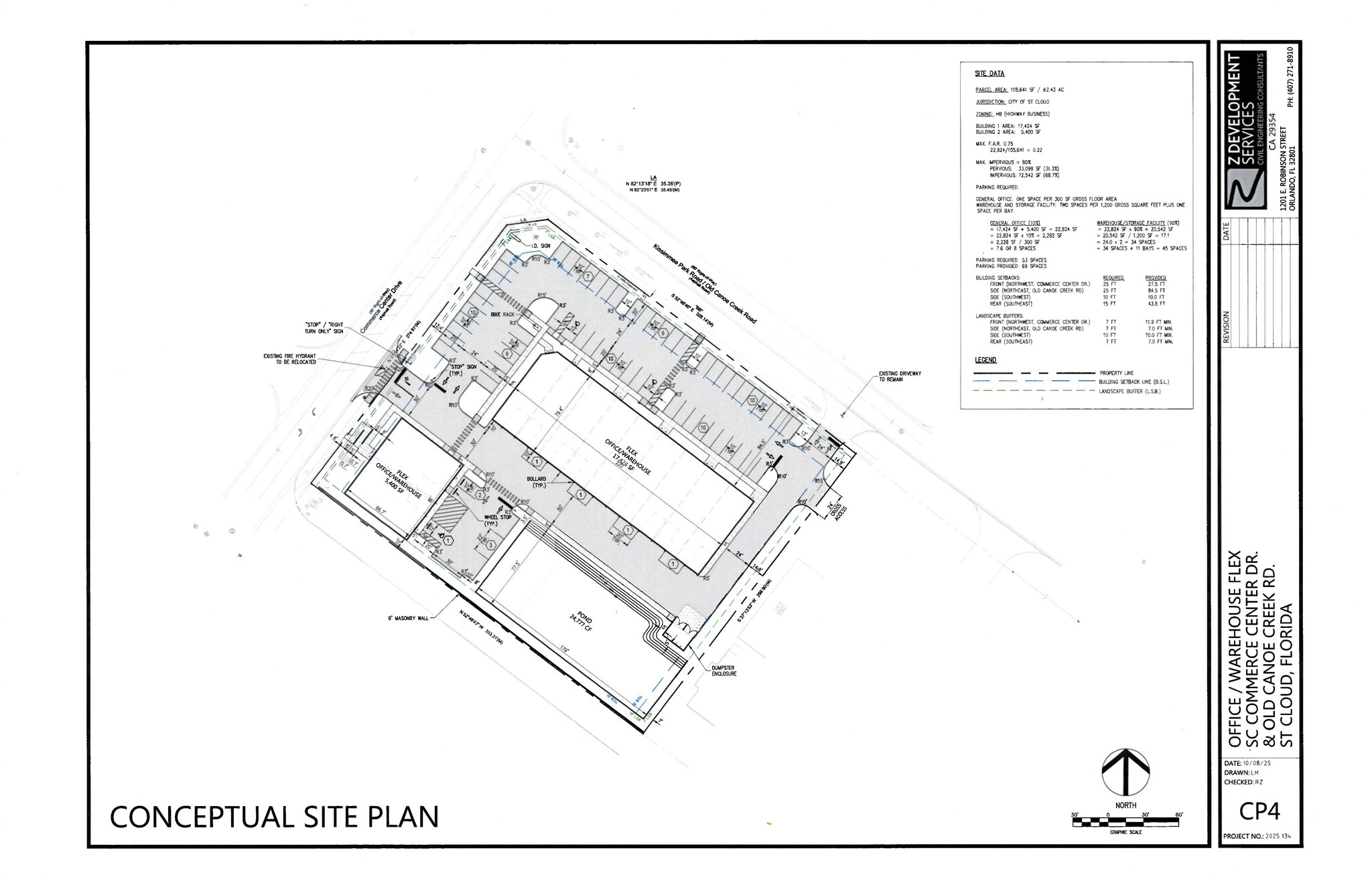 Old Canoe Creek Rd, Saint Cloud, FL à louer Plan de site– Image 1 sur 1