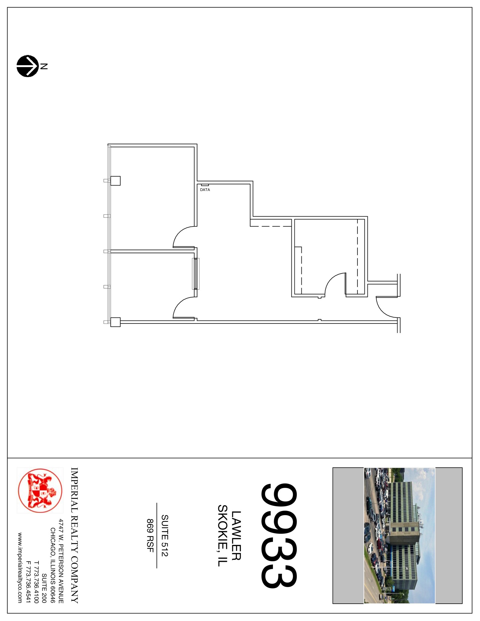 9933 Lawler Ave, Skokie, IL à louer Plan de site– Image 1 sur 1