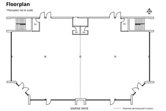 1478-1480 Marine Dr, North Vancouver District, BC à louer Plan d’étage– Image 1 sur 1