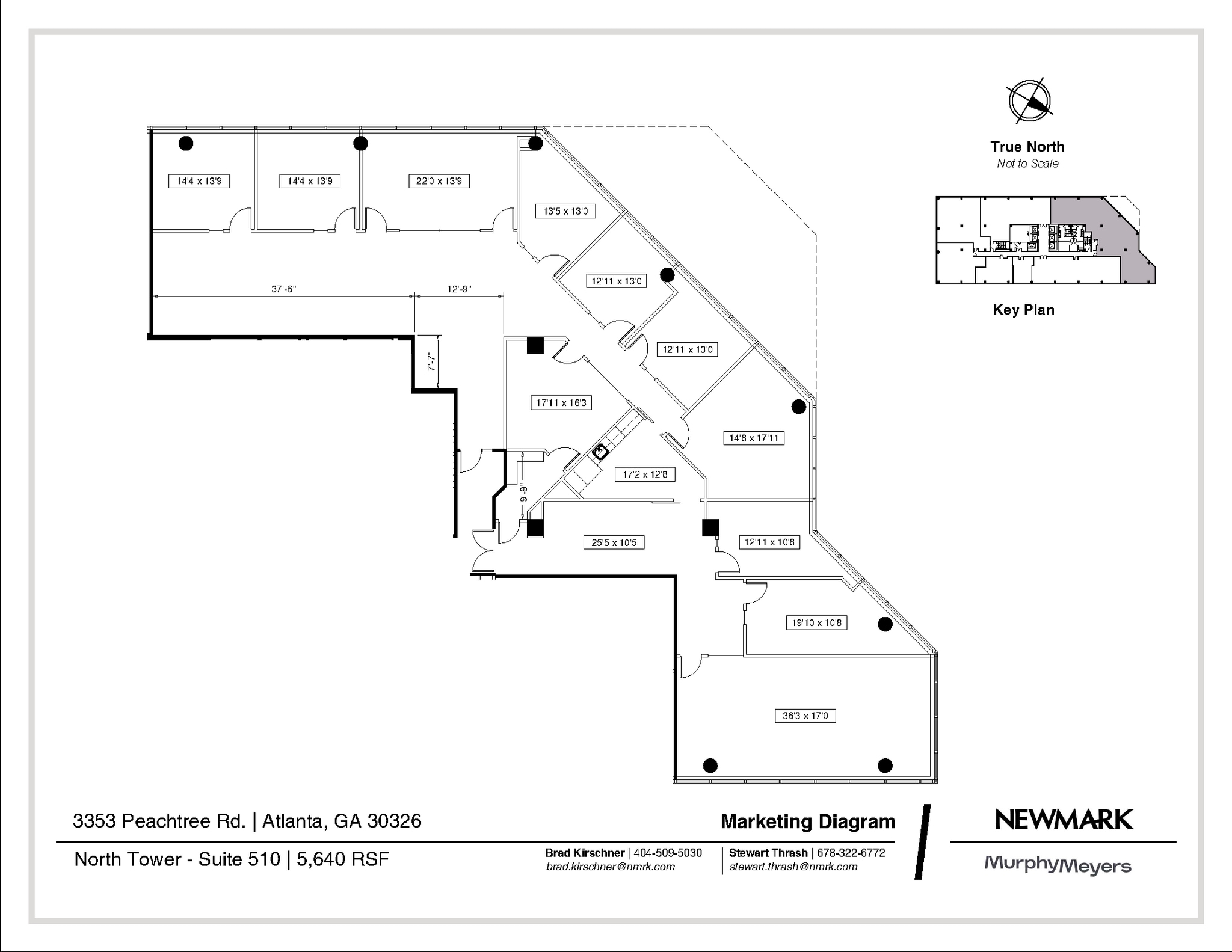 3353 Peachtree Rd NE, Atlanta, GA à louer Plan d’étage– Image 1 sur 1