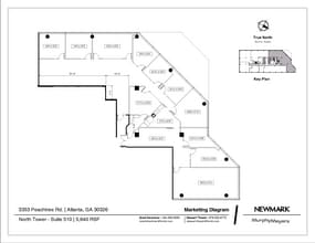 3353 Peachtree Rd NE, Atlanta, GA à louer Plan d’étage– Image 1 sur 1
